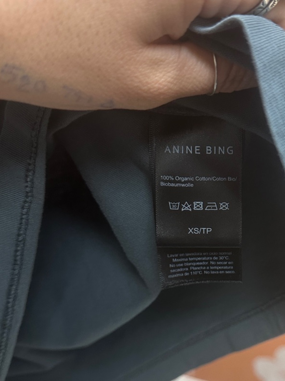 Anine Bing Black Eagle Graphic Tee - Picture 3 of 5